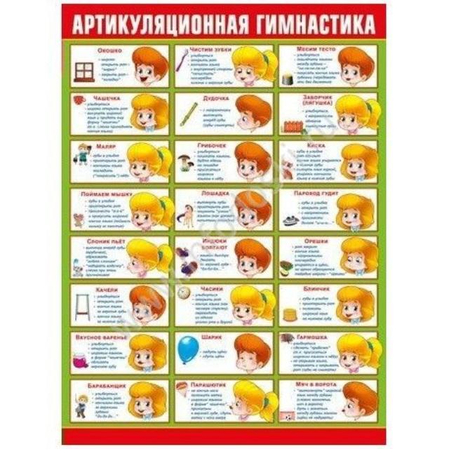 Карточки для артикуляционной гимнастики в картинках