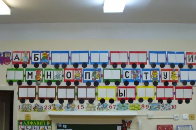Экран для 1 класса. Буквы на стену ДОУ. Стенд с буквами в детском саду для детей. Буквы на стене в детском саду. Лента букв.