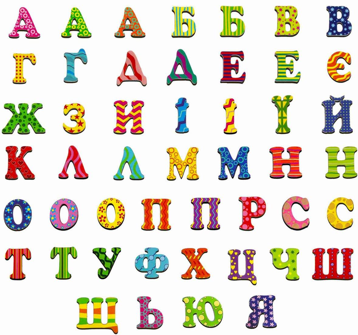 Украинский алфавит буквы