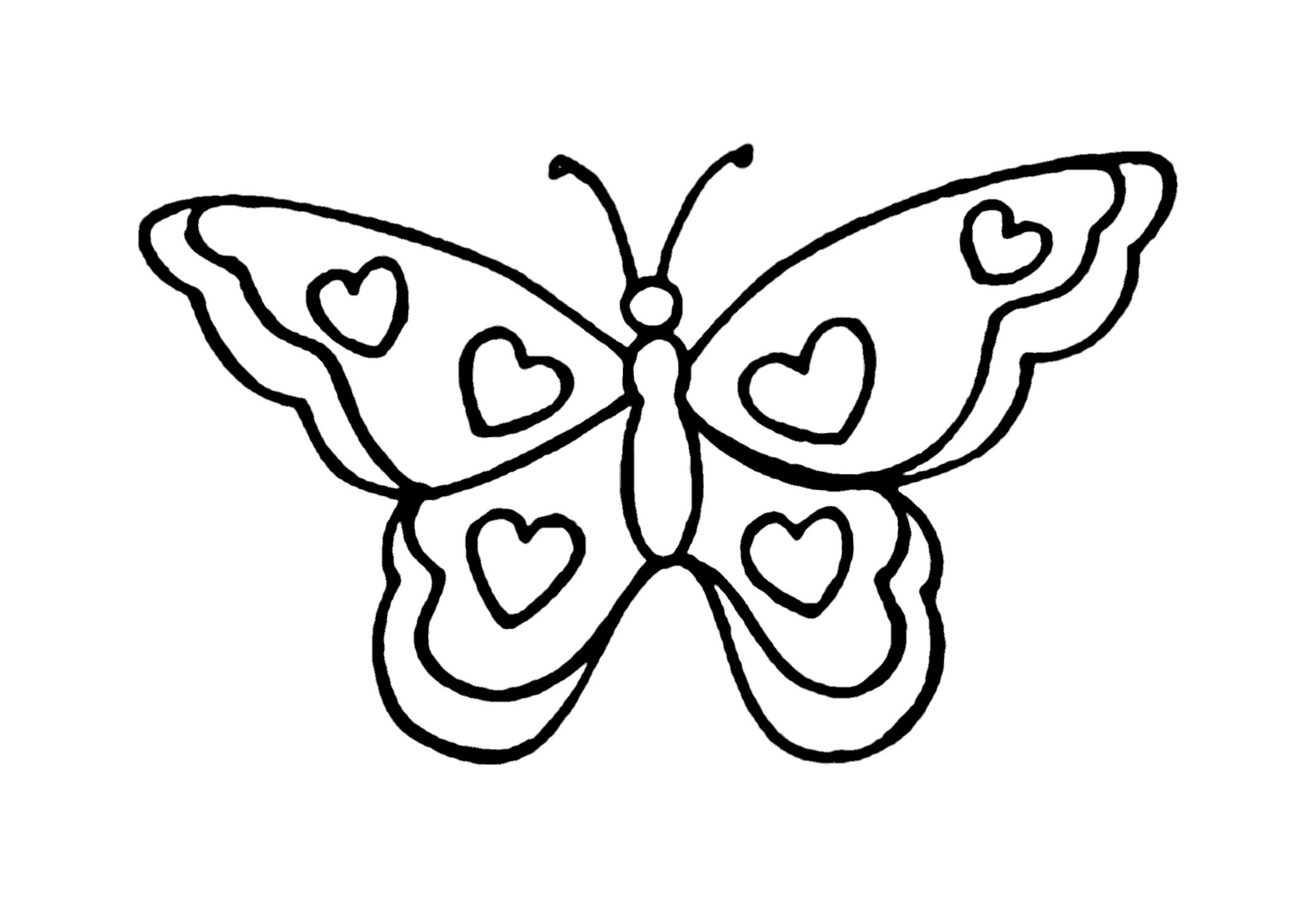 Бабочка рисунок для детского сада