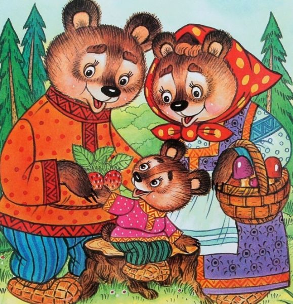 Стулья для трех медведей