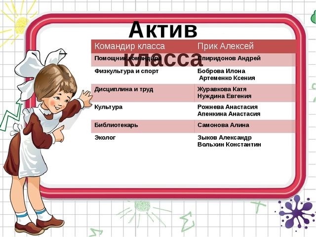 Картинка актив класса