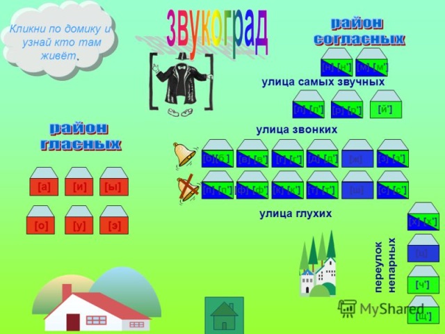 Звукоград и буквоград картинки распечатать