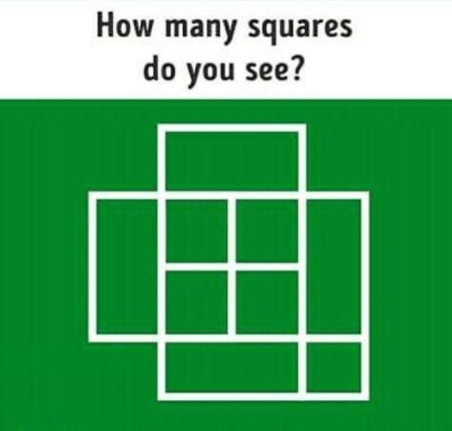 Do you see here. How many Squares. How many Squares can you see for Kids.