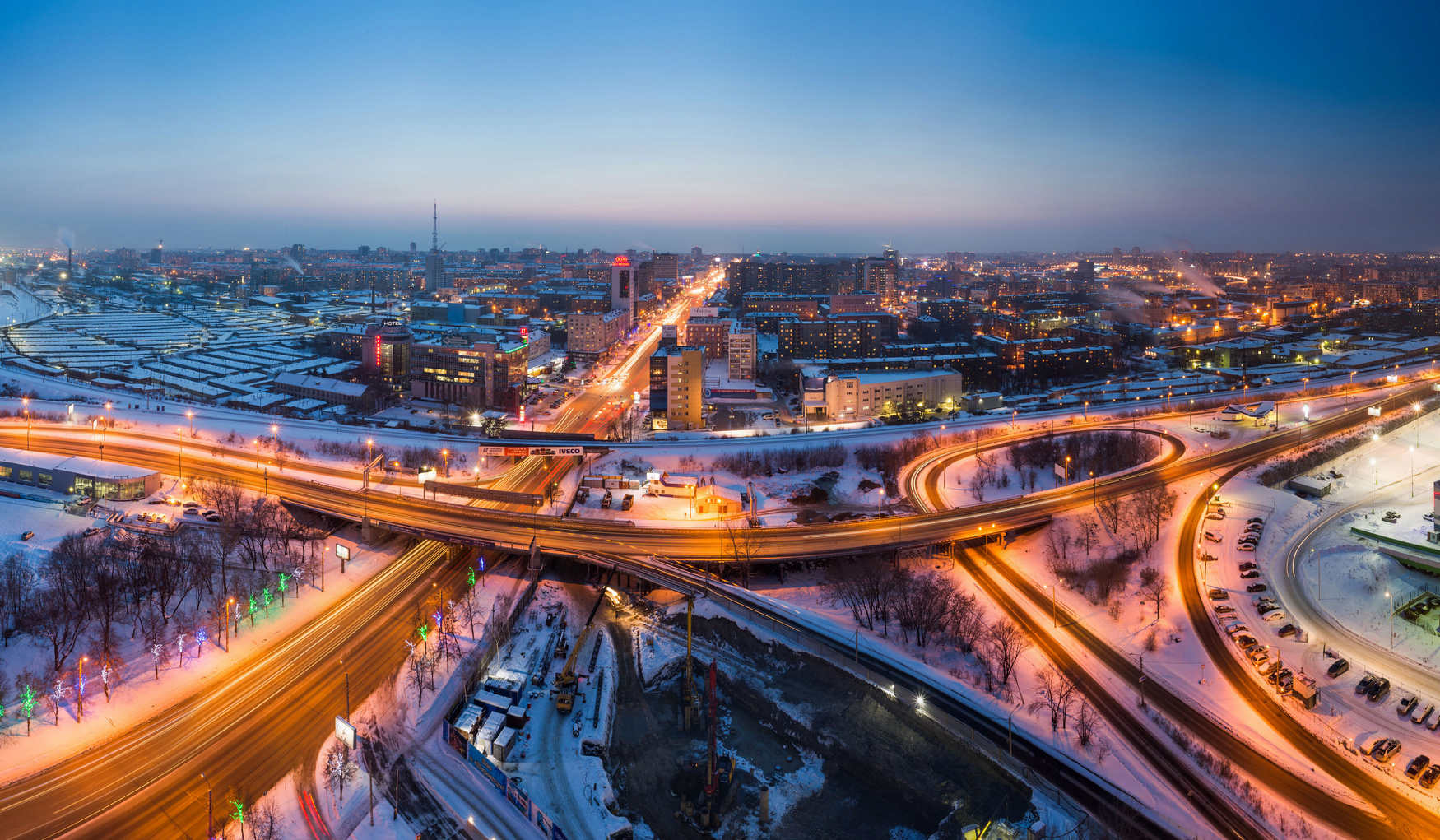 Челябинск дороги красиво