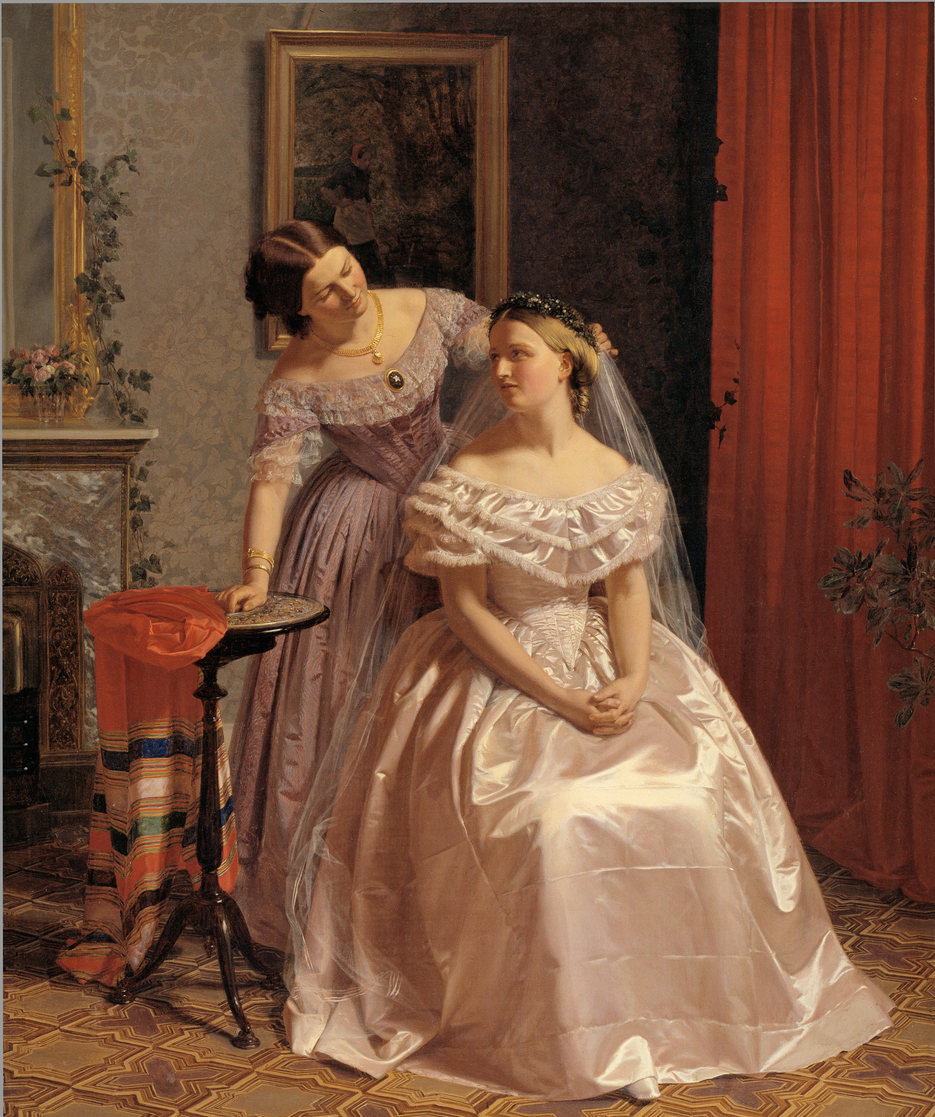 Свадебное платье викторианской эпохи