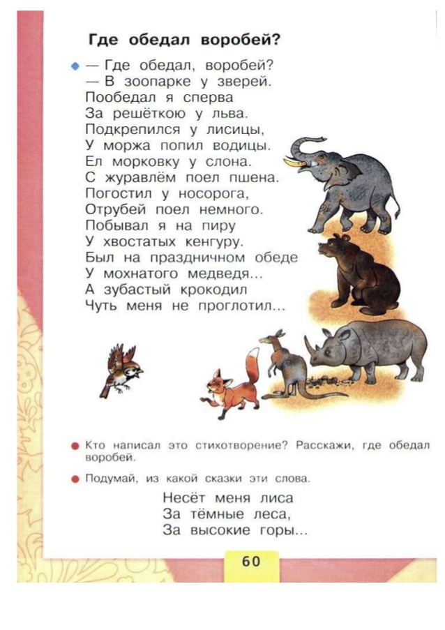 Где обедал в зоопарке у зверей. Где обедал Воробей стихотворение. Стихотворение Маршака где обедал Воробей. Стихотворение Маршака Воробей. Где обедвл воробнй Стиз.